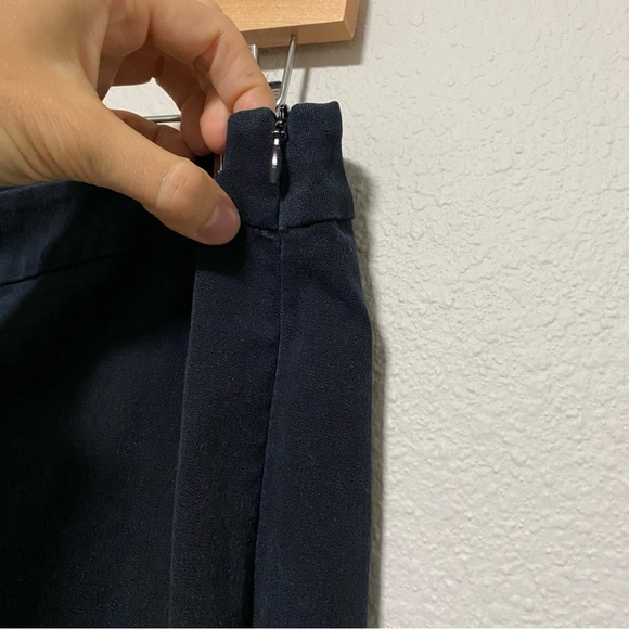 Eileen Fisher Dark Navy Blue Pull on Trousers - Picture 6 of 11